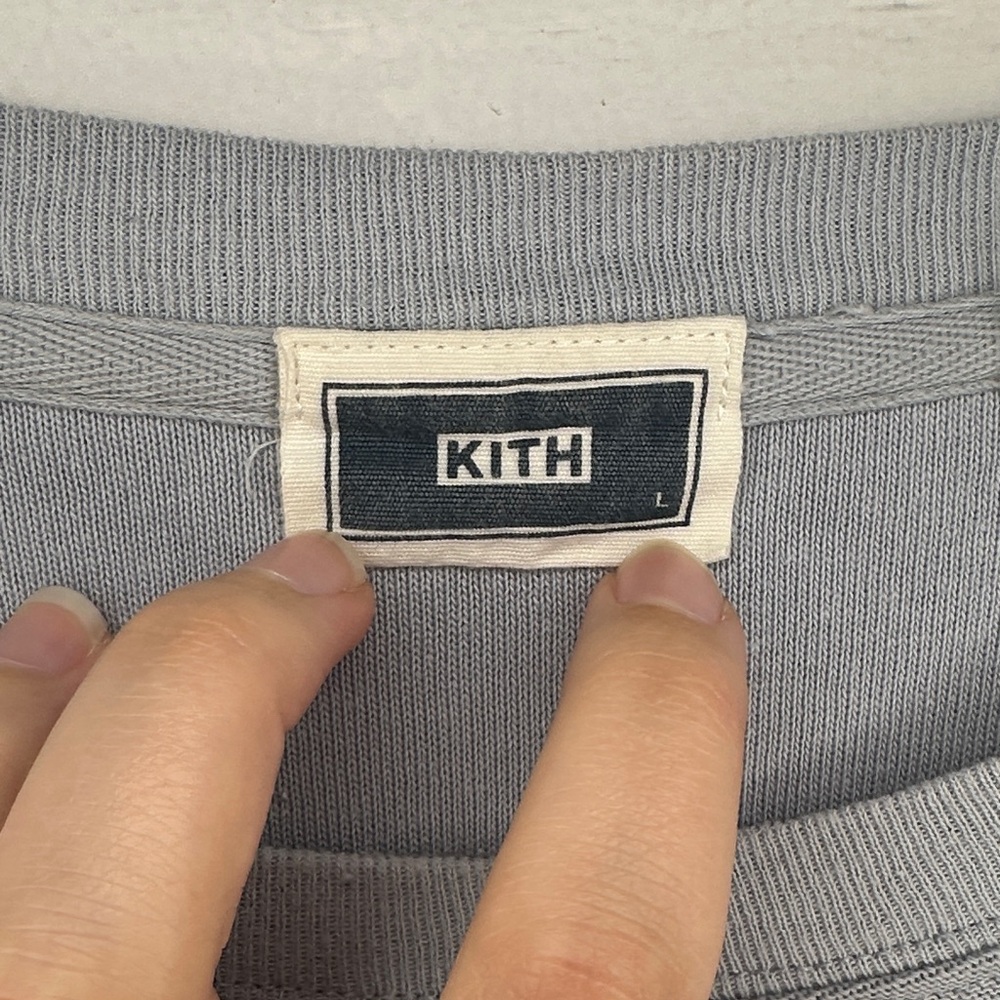 Kith Men's Long Sleeve Quinn Pocket Tee Large - Picture 2 of 9